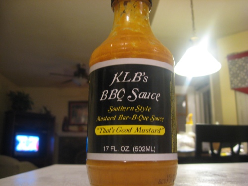 KLB's "That's Good Mustard" BBQ Sauce